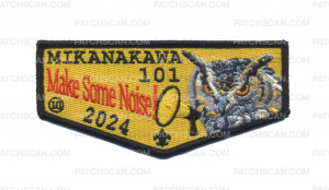 Patch Scan of Mikanakawa Lodge 2024 Membership Renewal flap