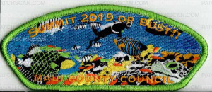Patch Scan of Maui County Council Summit 2019 or Bust Scuba Diver 2018