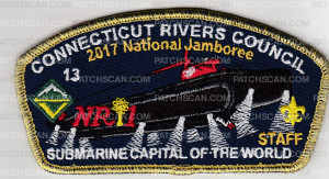 Patch Scan of CRC National Jamboree 2017 STAFF #13