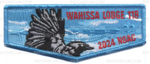 Patch Scan of 2024 Wahissa NOAC flap blue