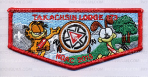 Patch Scan of Sagamore Council NOAC 2015 Pocket Flap