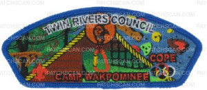 Patch Scan of Camp Wakpominee CSP- Twin Rivers Council 
