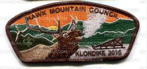 Patch Scan of Hawk Mountain Council Klondike 2016 CSP-Part and Staff