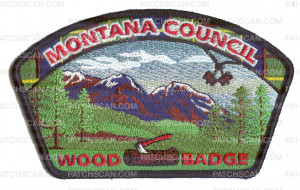 Patch Scan of Montana Council Wood Badge CSP