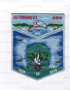 Patch Scan of 90th Anniversary Octoraro Pocket Set Blue