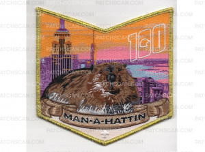 Patch Scan of 100th Anniversary Pocket Patch #3 (PO 89763)
