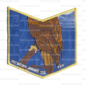 Patch Scan of Tatokainyanka 356 2017 National Jamboree Pocket Patch Golden Eagle