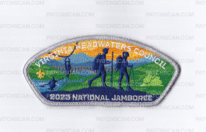 Patch Scan of 2023 National Jamboree VIrgina Headwaters Council CSP
