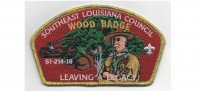Wood Badge CSP 2018 Metallic Gold Border (PO 87513) Southeast Louisiana Council #214