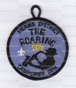 Patch Scan of X176260A THE ROARING 20'S CAMPOREE 2014 