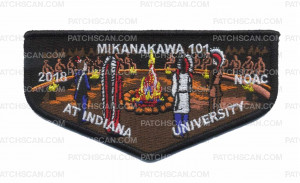 Patch Scan of MIKANAKAWA 101 NOAC Flap (Ceremony) 