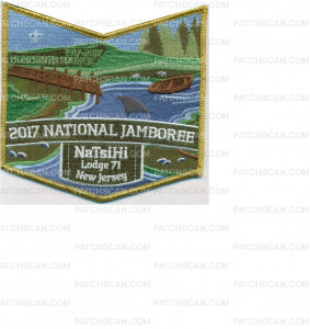 Patch Scan of Natshihi 2017 National Jamboree OA Pocket