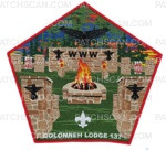Patch Scan of Colonneh Lodge Ring Ceremony Center Piece (Red Border) 