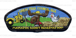 Patch Scan of GTC Manatoc Scout Reservation BSA