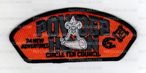 Patch Scan of Circle Ten Council Powder Horn SR Area 2 - 24 New Adventures 2019