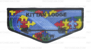 Patch Scan of Kittan Lodge puzzle flap