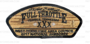 Patch Scan of Full Throttle - West Tennessee Area Council - 2017 National Jamboree