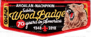 Patch Scan of Wood Badge (Pocket Flap)