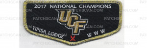 Patch Scan of UCF Flap Metallic Gold Border (PO 87706)