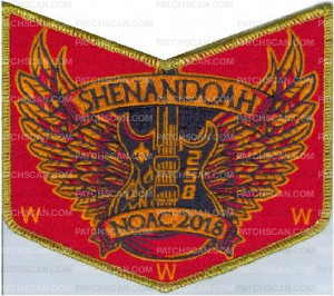 Patch Scan of Shenandoah NOAC 2018 Delegate Pocket