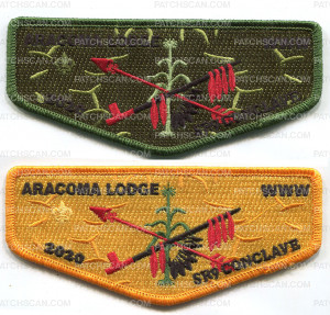 Patch Scan of ARACOMA CONCLAVE 2020 FLAP YELLOW