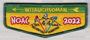Patch Scan of Witauchsoman Lodge #44 NOAC 2022 Pocket Flap