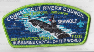 Patch Scan of CRC National Jamboree 2017 Connecticut #4