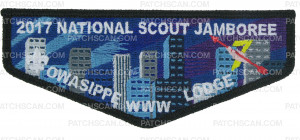 Patch Scan of 2017 National Scout Jamboree Owasippe Lodge 7 WWW Flap