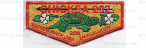 Patch Scan of Southern Region Chief Flap Red Border (PO 87875)