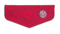 K124062 - LAST FRONTIER COUNCIL - MA-NU LODGE 100 YEARS 1915 - 2015 (RED) Last Frontier Council #480