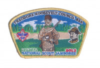 TRC - Jamboree Hunter JSP (Gold Metallic Border) Theodore Roosevelt Council #386