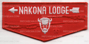 Patch Scan of NAKONA LODGE FLAP RED