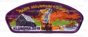 Patch Scan of Hawk Mountain Council- Klondike 2018 CSP 