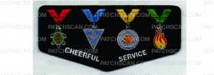 Patch Scan of Cheerful Service Flap (PO 101623)