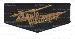 Patch Scan of AKELA WAHINAPAY 232 Trader Flap (Black)