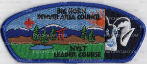 Patch Scan of BIG HORN NYLT CSP BLUE