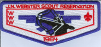 JN Webster Scout Reservation Flap Connecticut Rivers Council #66