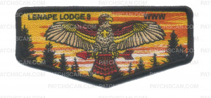 Patch Scan of Lenape Lodge 8 WWW Flap