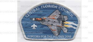Patch Scan of Popcorn for the Military CSP Air Force Silver (PO 88055)