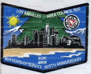 Patch Scan of Los Angeles Area Council - Pocket Patch
