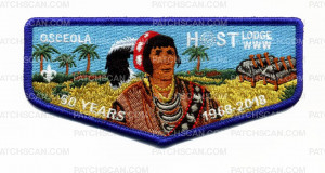 Patch Scan of Osceola 2018 50 Years HOST Flap
