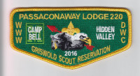 Griswold Scout Reservation OA Flap Daniel Webster Council #330