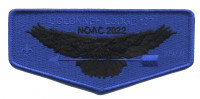 Colonneh Lodge 137 Blue NOAC 2022 Flap (Blue)  Sam Houston Area Council #576