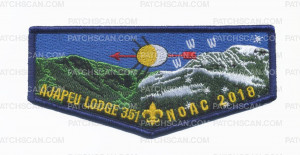 Patch Scan of Ajapeu Lodge 351 NOAC 2018 flap