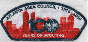 Patch Scan of 100 YEARS OF SCOUTING 1916-2016 AAC CSP