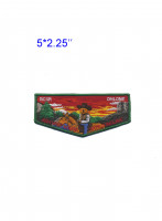 Ohlone 2024 Host Lodge G17S Conlcave flap green brd Pacific Skyline Council #31
