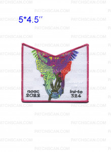 Patch Scan of Ini-To 324 Noac 2022 Trader B Piece (White)