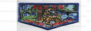 Patch Scan of Lodge Chief Appreciation Flap Blue Border (PO 88117)