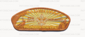 Patch Scan of French Creek Council Prepared for Life 2016 FOS CSP Two Tone Orange