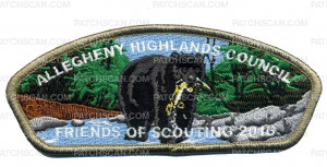 Patch Scan of Allegheny FOS - Gray Border